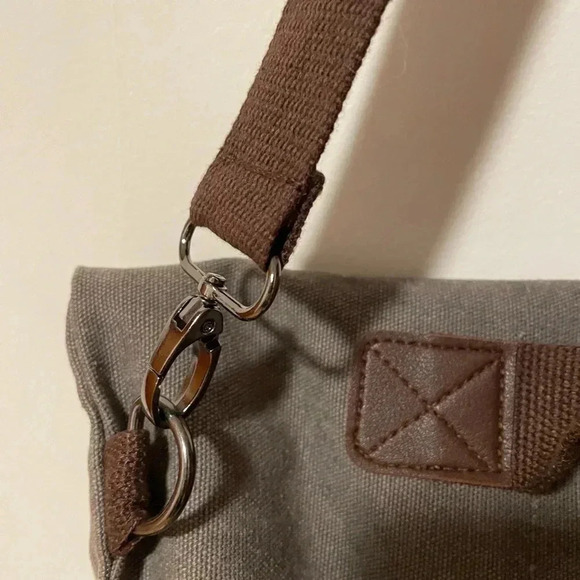Unique, One of a Kind Canvas Festival Bucket Bag - Picture 6 of 14